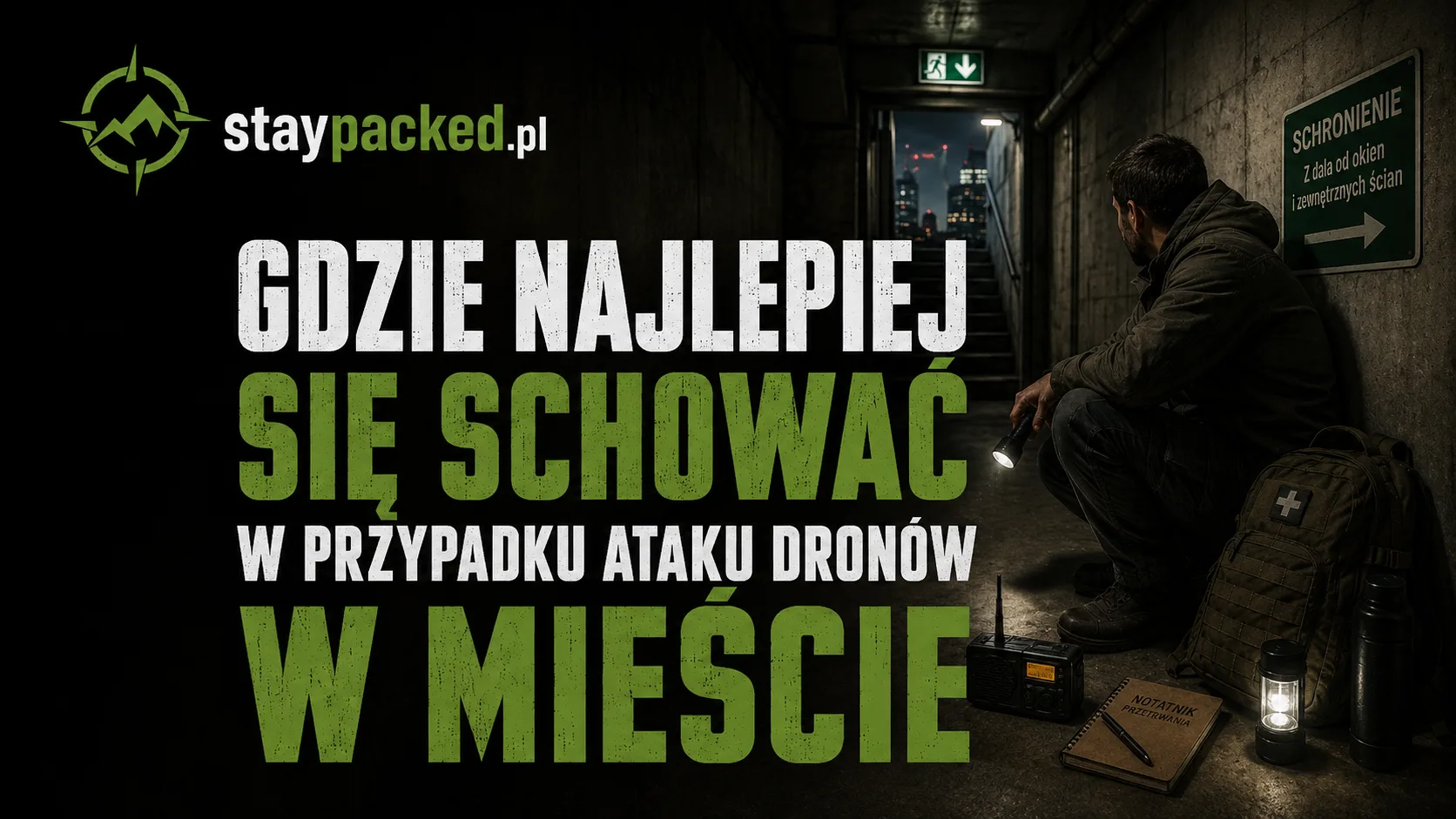 Gdzie najlepiej się schować w przypadku ataku dronów w mieście?